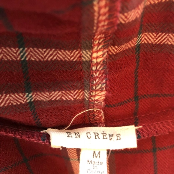 plaid cardigan sweater from tillys size M - Picture 3 of 3